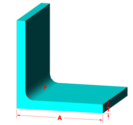 ANGLES Equal Legs, Fillets and Round Toe