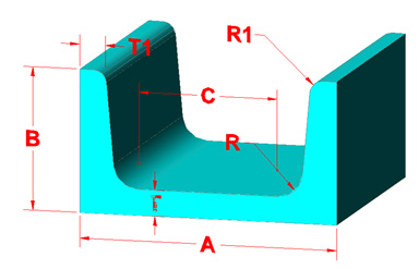 CHANNELS Tapered Legs